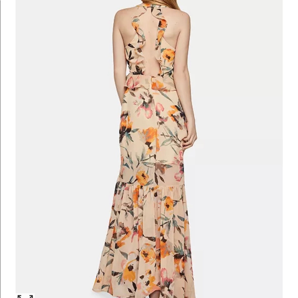 BCBGeneration floral chiffon maxi dress